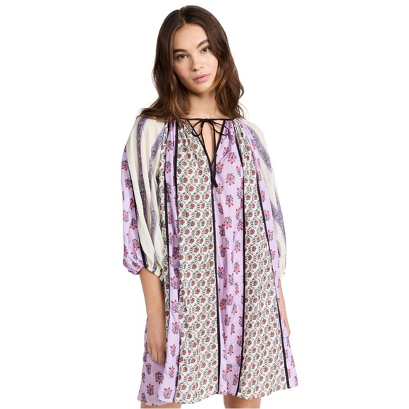 NWT RHODE Sita floral Dress in Violet in Multi Size Small New - Picture 1 of 13